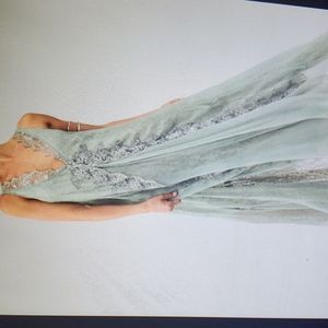 FREE PEOPLE TEA DRESS WITH LACE